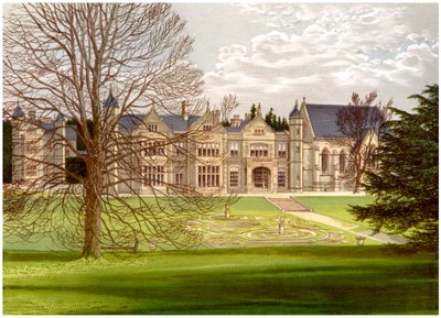 拉顿（Rutland）的埃克斯顿豪斯（Exton House），盖恩斯伯勒伯爵的故居，约1880年 作者 不明