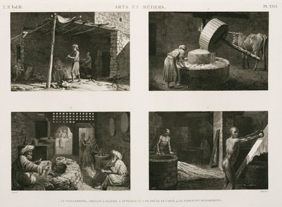 Fabrication, Other Various cottage industries, Egypt, c 1798 作者 不明