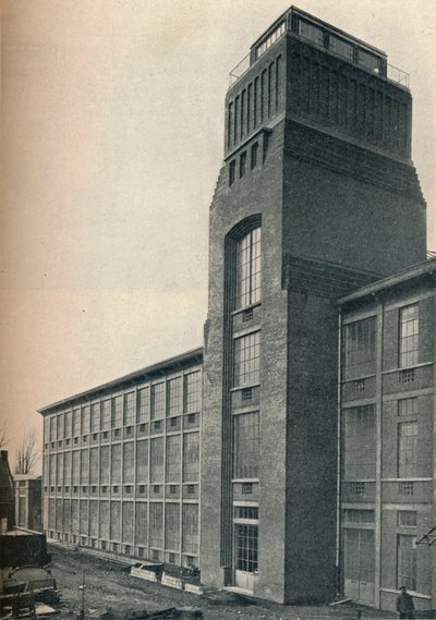尼科尔（Ecolllissements）工厂，Wambrechies Nord，建筑师，安德烈·格兰内特（Andre Granet），c1928 作者 不明