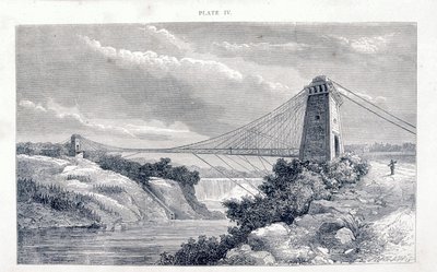 Falls View悬索桥，北美尼亚加拉，c1869-c1889 作者 不明