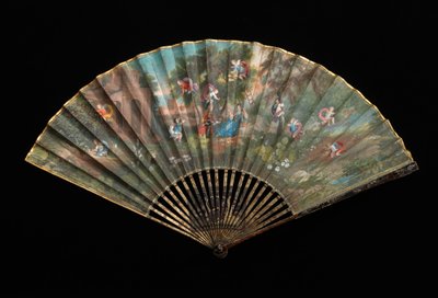 扇子，18世纪第一季度。 作者 不明