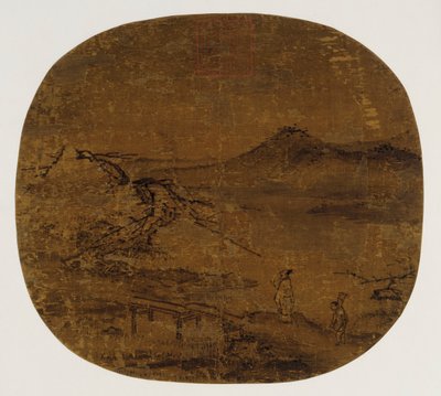 扇面装裱成册页，明代，1368-1644。 作者 不明