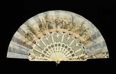 扇子，19世纪第三季度。 作者 不明