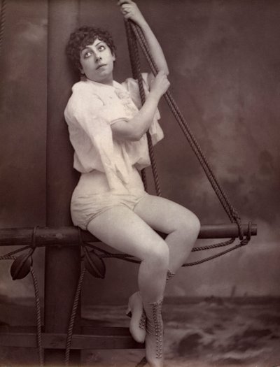 范妮·莱斯利（Fannie Leslie），英国歌手和女演员，1882年 作者 不明