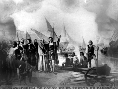 告别哥伦布，1482，1920年代 作者 不明