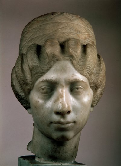女肖像头像叙利亚妇女，160-170 作者 不明