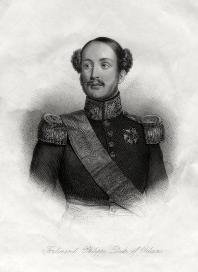 费迪南德·菲利普（Ferdinand-Philippe）1810-1842年，法国皇家王子，十九世纪 作者 不明