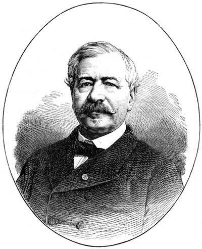Ferdinand de Lesseps，19世纪法国外交官和企业家，1900年 作者 不明