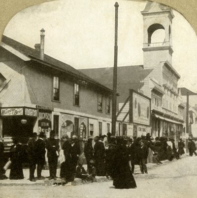 渡轮从奥克兰登陆，1906年。 作者 不明