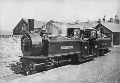 Ffestiniog铁路蒸汽机车8号詹姆斯·斯普纳，1872年 作者 不明