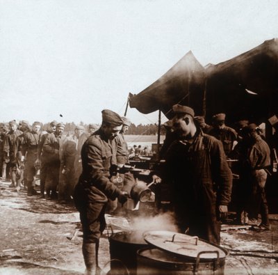 法国梅莱特（Melette）美国营地的野外厨房，c1914-c1918。 作者 不明