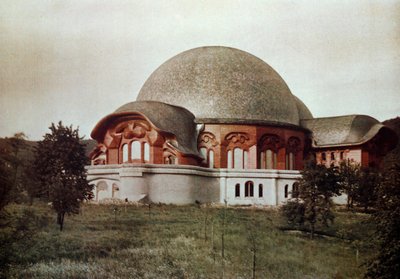 第一张Goetheanum，正面朝南，瑞士多纳赫，1922年 作者 不明