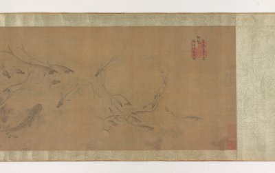鱼和水草，1368-1644。 作者 不明