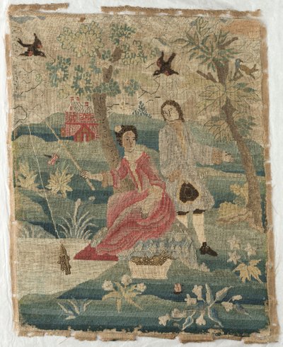 渔妇，1700年代。 作者 不明