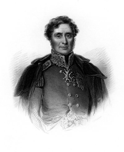 菲茨罗伊·詹姆斯·亨利·萨默塞特（Fitzroy James Henry Somerset），第一名拉格伦男爵，英国士兵，c1860 作者 不明