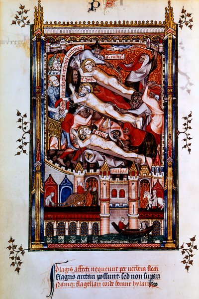 St Denis，St Rustic和St Eleutherius鞭毛，1317年 作者 不明