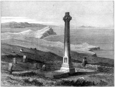 Flora Macdonalds纪念碑，基尔缪尔，斯凯岛，苏格兰，1872年 作者 不明