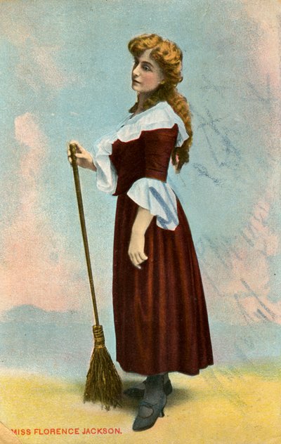 英国女演员佛罗伦萨·杰克逊（Florence Jackson），c1908 作者 不明
