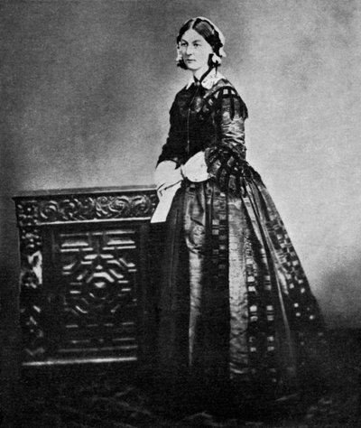 弗洛伦斯·南丁格尔（Florence Nightingale），英国护士和医院改革者，1855年，1951年 作者 不明
