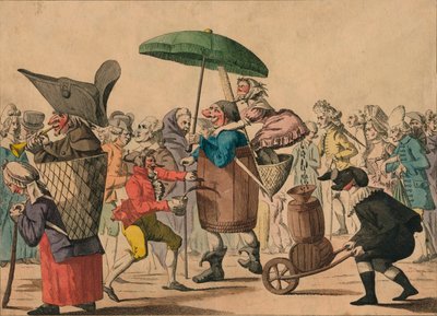 Folies De Carnaval，18世纪末-19世纪初。 作者 不明