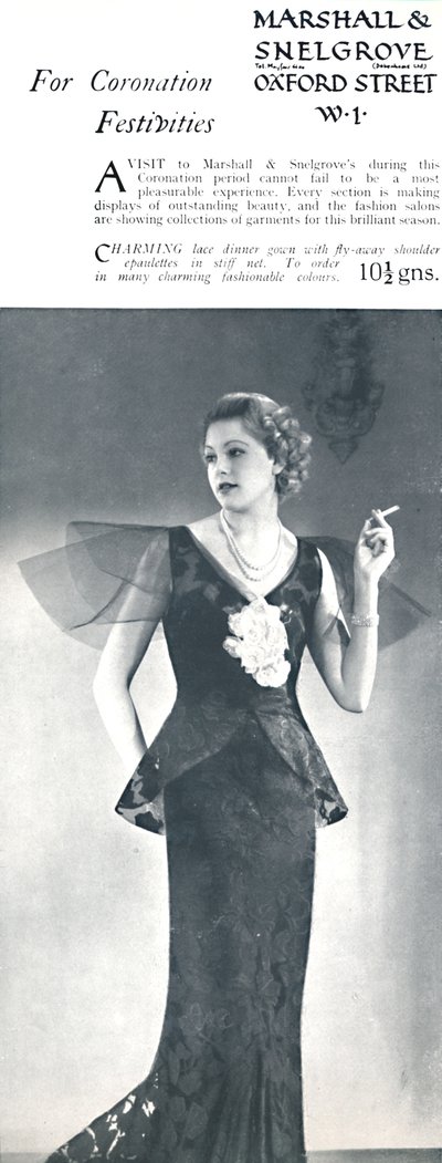 加冕庆典-马歇尔＆斯内格罗夫，1937年 作者 不明