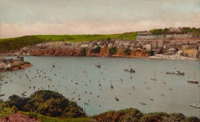 来自Polruan的Fowey，摄于1930年 作者 不明