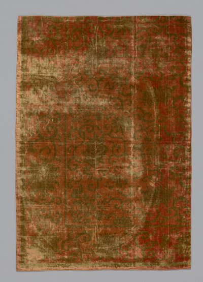 残缺的家具织物，中国，清朝1644-1911年，17751850年。 作者 不明
