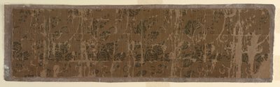 佛教袈裟的碎片，桃山或江户时期，16-17世纪末。 作者 不明