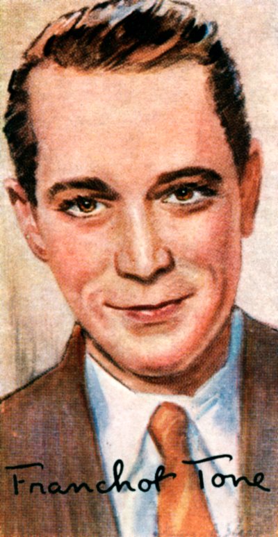Franchot Tone，1905-1968年，美国演员，二十世纪 作者 不明