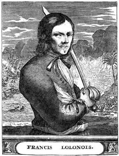 Francois lOllonois，17世纪法国海盗，c1880 作者 不明