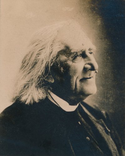 弗朗茨·李斯特（1811-1886）。匈牙利钢琴家和作曲家，1894-1907年 作者 Unbekannt