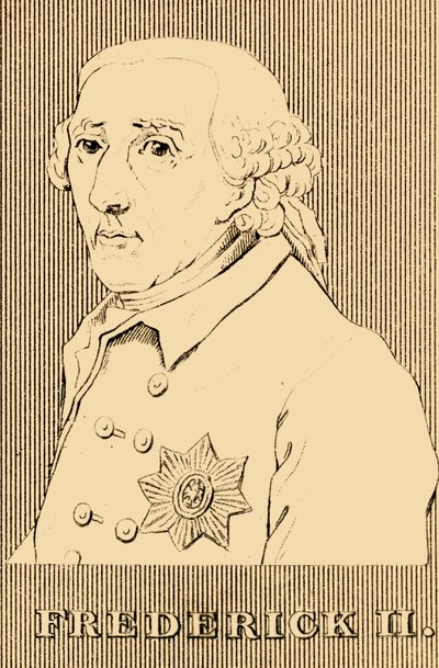 腓特烈二世（Frederick II），1712-1786年，1830年。 作者 不明