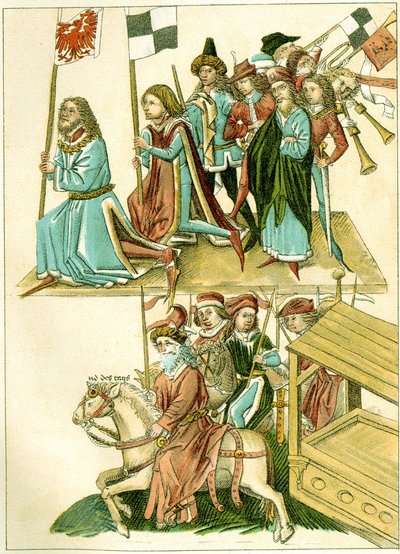 腓特烈一世（Frederick I）从Richentals插图编年史中获得插图的勃兰登堡副本c。 1440 作者 不明
