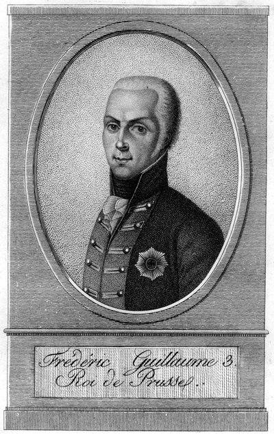 腓特烈·威廉三世（Frederick William III），普鲁士国王，十九世纪 作者 不明