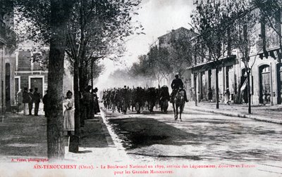 法国外籍兵团，阿尔及利亚艾因特穆什特（Ain Temouchent），1899年 作者 不明