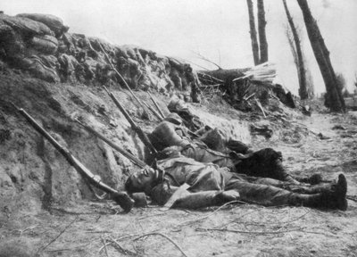 法国Zouave步兵被汽油杀害，比利时伊普尔第二次战役，1929年4月22日，1929年 作者 不明
