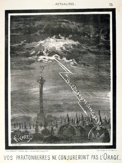 法国反普鲁士漫画，1871年。 作者 不明