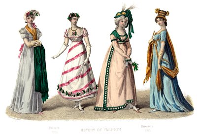 法国服装：帝国，1882年 作者 不明