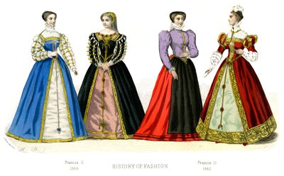 法国服装：弗朗西斯二世（Francis II），1882年 作者 不明