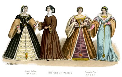法国服装：弗朗西斯一世，1882年 作者 不明