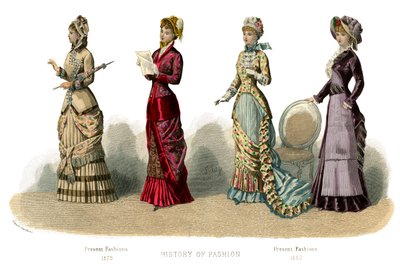 法国服装：礼物时尚，1882年 作者 不明