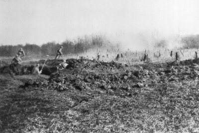 1918年，法国皮卡第，索姆河与瓦兹河之间的法国反攻 作者 不明