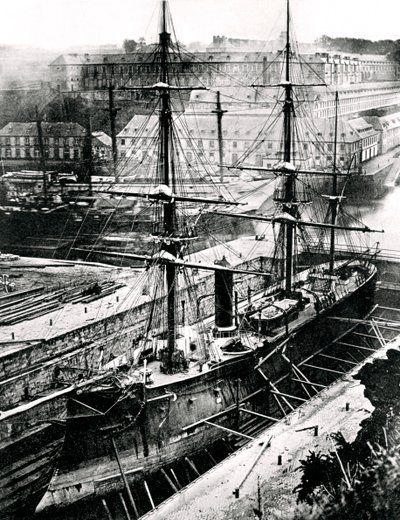 法国护卫舰，lArmide，1867年 作者 不明