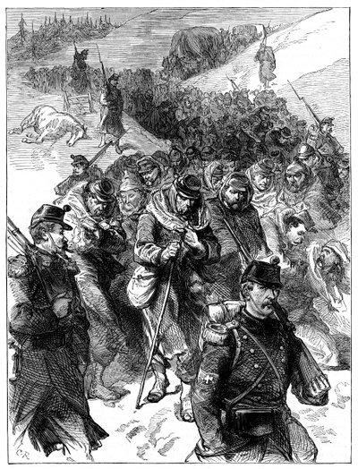 1871年1月30日至2月1日，法国撤退到瑞士c1880 作者 不明