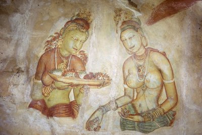 壁画/锡吉里亚夫人/斯里兰卡 作者 不明