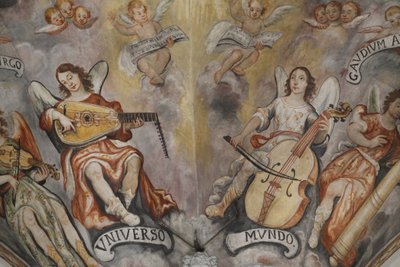 Fresco in Maglie church, Apulia, Maglie, Italie 作者 不明