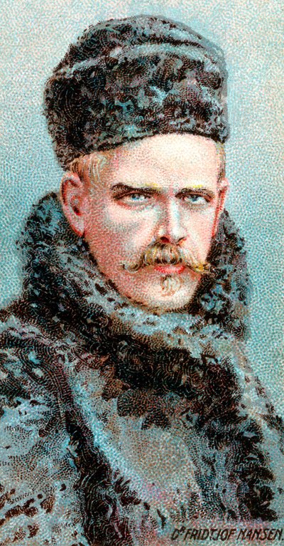 Fridtjof Nansen 1861-1930，挪威北极探险家，科学家和外交官，1915年 作者 不明