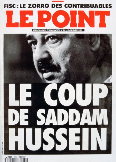 勒波因特（Le Point）的封面，1991年2月 作者 不明