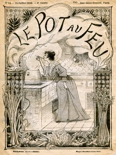 Le Pot au Feu的封面，1896年7月15日 作者 不明