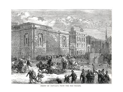 纽盖特（Old Gateley）的纽盖特（Newgate）正面，1878年 作者 不明